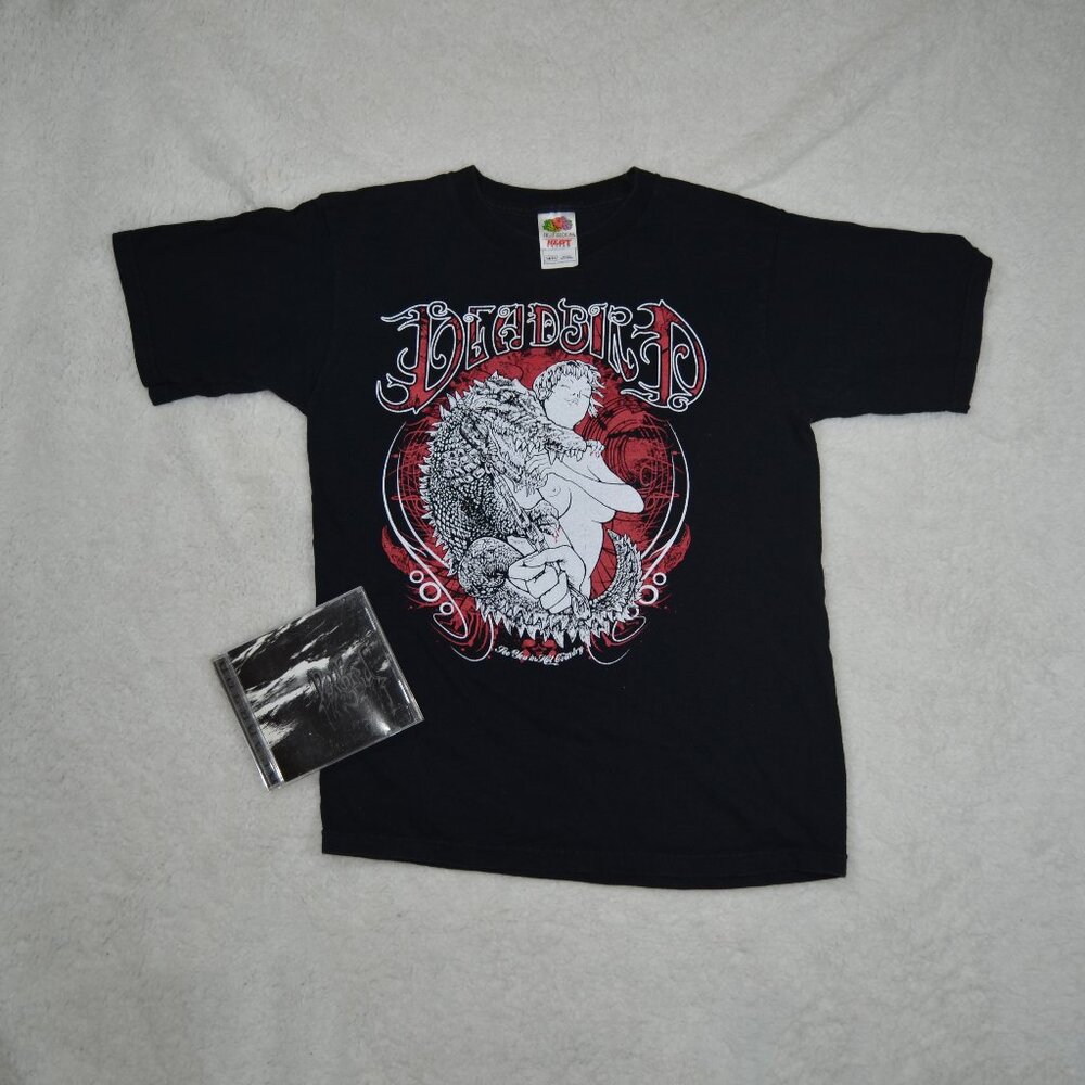 Deadbird S shirt and CD "the head and the heart" sludge doom from Arkansas